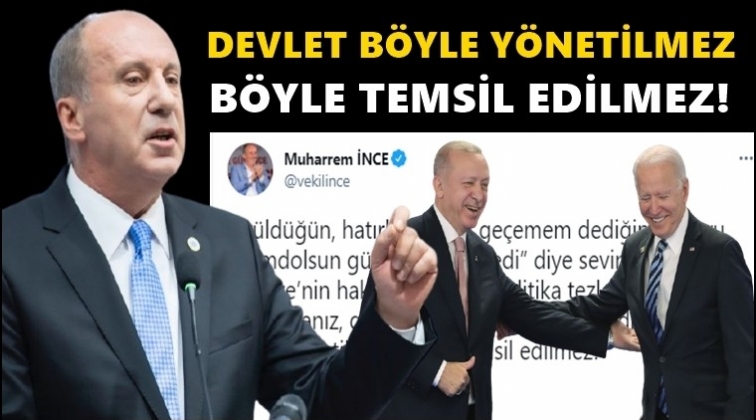 İnce'den Erdoğan'a 'hamdolsun' tepkisi...