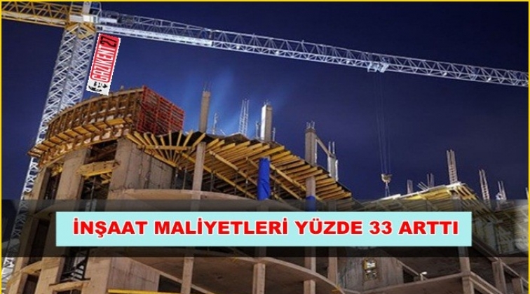 İnşaat maliyetlerinde büyük artış