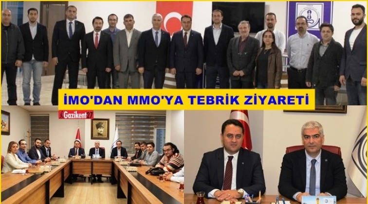 İnşaat M&uuml;hendisleri Odası&rsquo;ndan&nbsp;MMO&rsquo;ya tebrik ziyareti