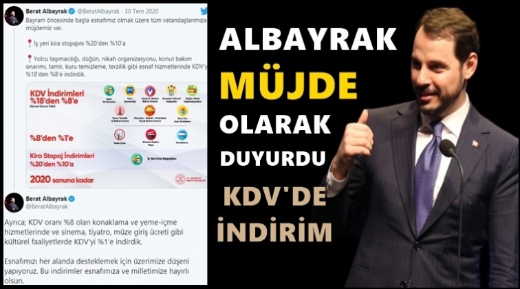 İş yeri stopajı ve KDV oranlarında indirim!