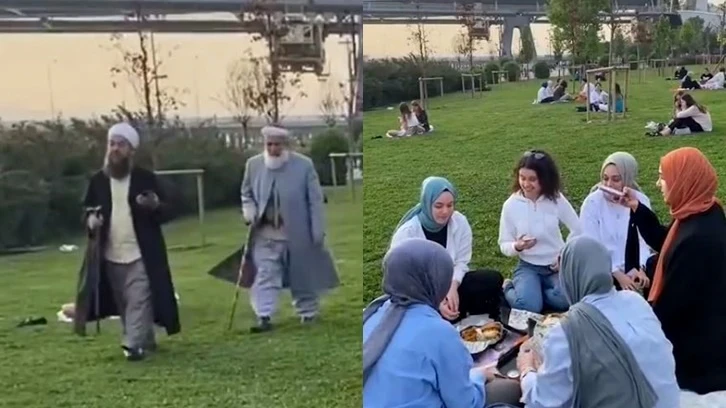 İsmailağa'dan parkta oturan başörtülü kadınlara taciz!