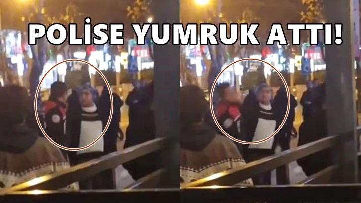 İsrail’i Starbucks’ta protesto eden adam polise yumruk attı