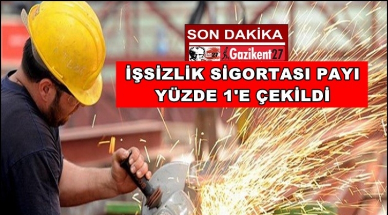 İşsizlik sigortası payında değişiklik