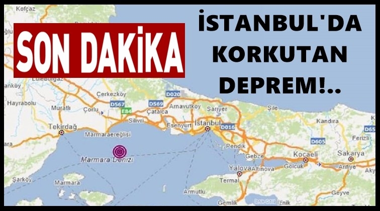 İstanbul 4.2 büyüklüğünde depremle sarsıldı!