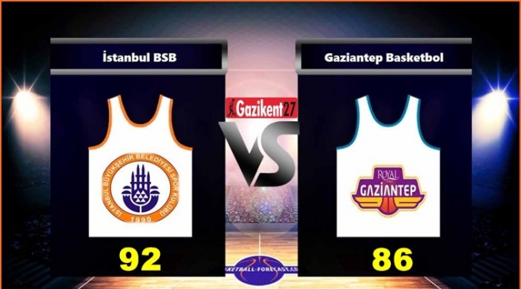İstanbul B.B. 92 - 86 Gaziantep Basketbol