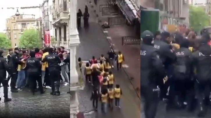 İstanbul'da Taksim gözaltıları başladı...