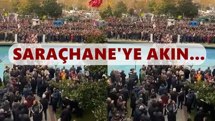 İstanbul'da vatandaş Saraçhane'ye akın etti...