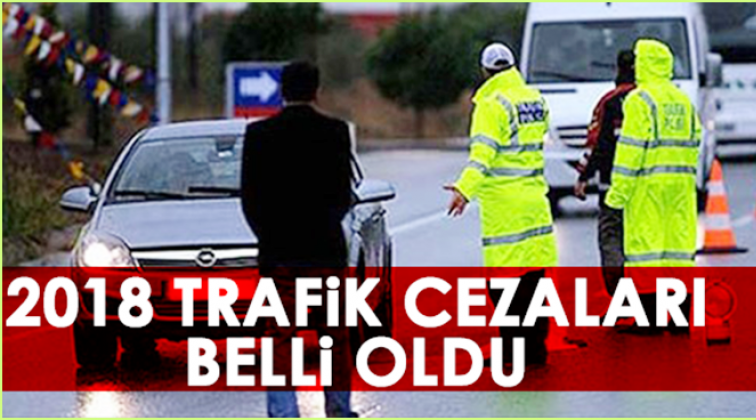 İşte 2018’de trafik cezası miktarları