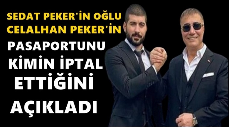 İşte, Celalhan Peker'le ilgili kararı veren isim...