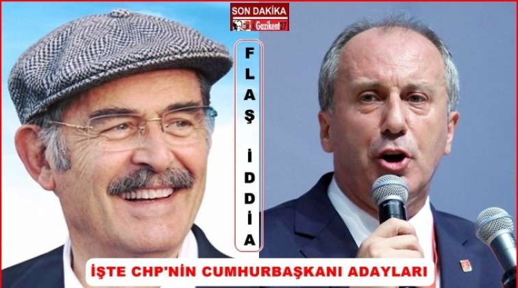 İşte CHP&rsquo;nin Cumhurbaşkanı adayları