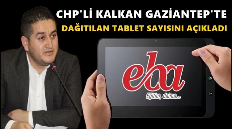 İşte Gaziantep'te dağıtılan tablet sayısı...