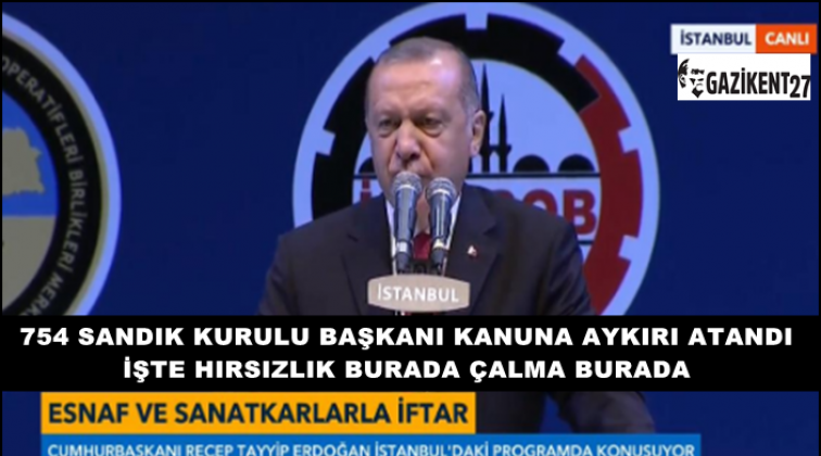 'İşte hırsızlık burada çalma burada'