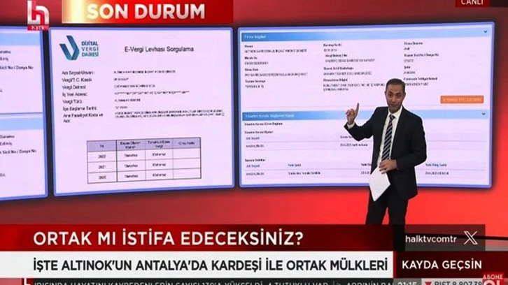 İşte 'istifa ederim' diyen Altınok'un Antalya tapuları!