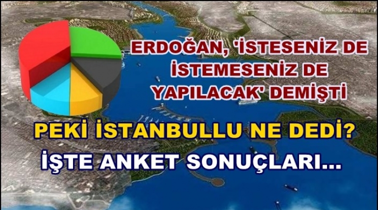 İşte Kanal İstanbul anketinin sonuçları