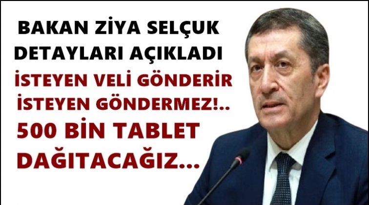 İşte yüz yüze eğitimin detayları...