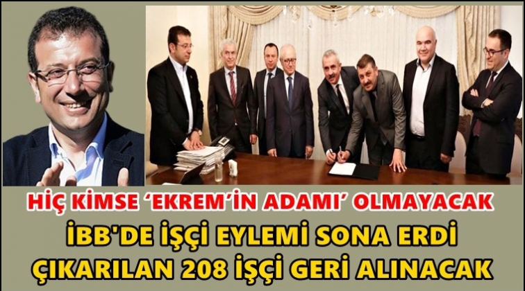 İBB'de işten çıkarılan 208 kişi geri işe alınacak