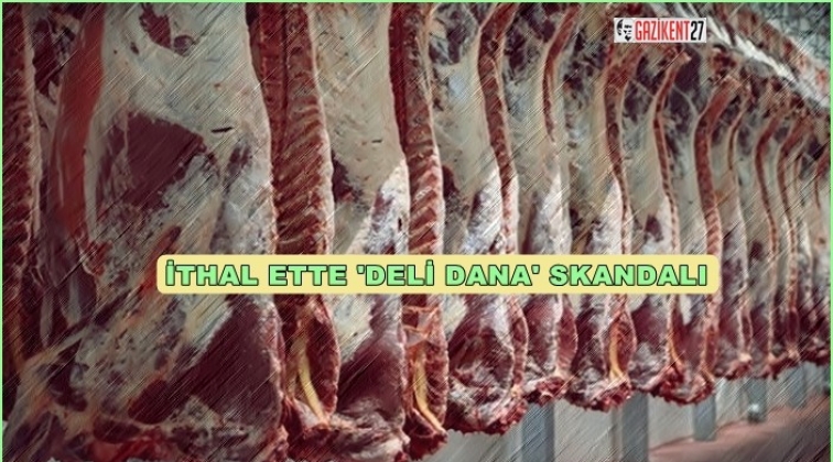 İthal ette 'deli dana' skandalı!