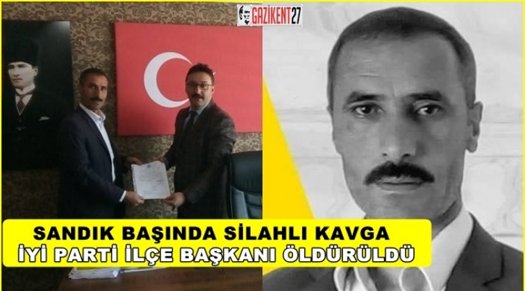 İYİ Parti İl&ccedil;e Başkanı &ouml;ld&uuml;r&uuml;ld&uuml;!..