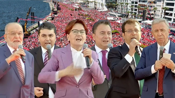 İzmir'de tarihi miting, Gündoğdu İzmirlilere yetmedi...