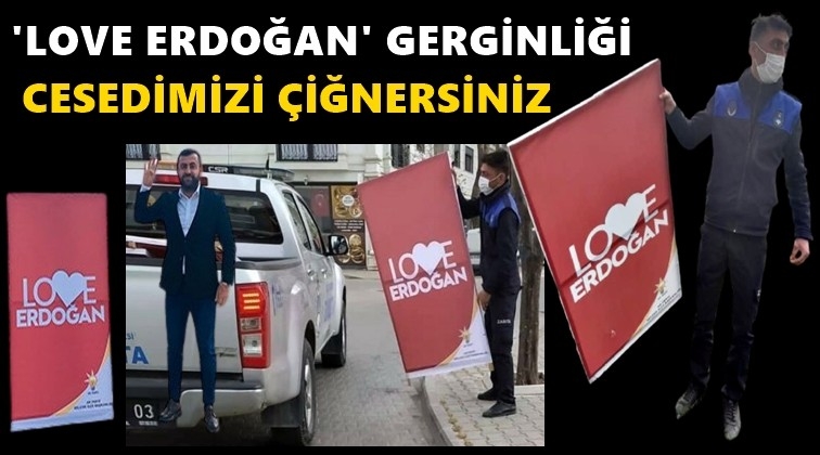 İzmir'de ‘Love Erdoğan’ gerilimi...