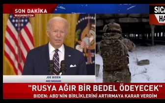 Joe Biden: Rusya bedel ödeyecek!