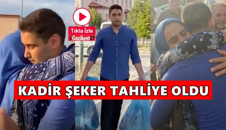 Kadir Şeker tahliye oldu...