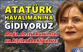 Kaftancıoğlu'ndan Atatürk Havalimanı çağrısı...