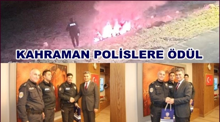 Kahraman polisler ödüllendirildi