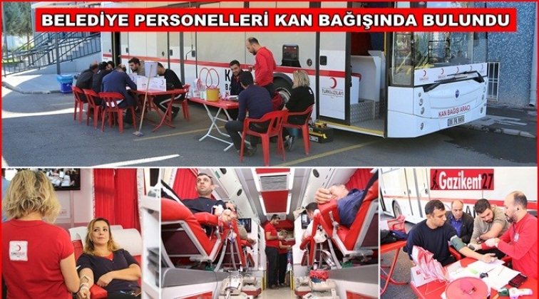 Kan bağışı kampanyasına destek