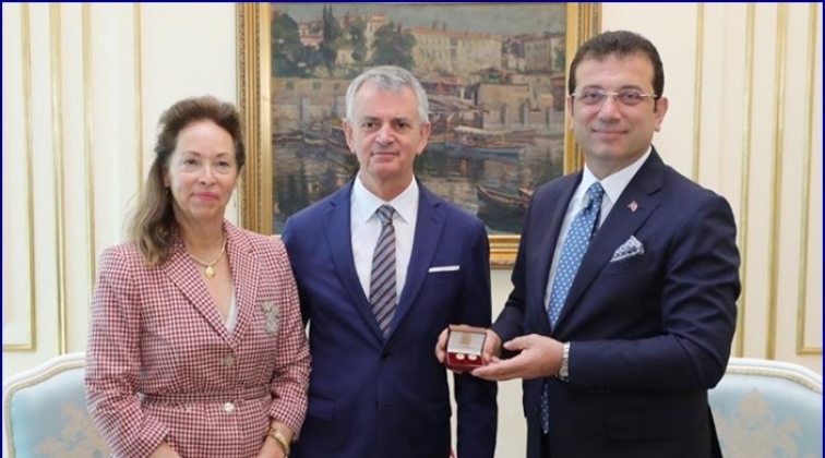 Kanada B&uuml;y&uuml;kel&ccedil;isi'nden İmamoğlu'na tebrik ziyareti