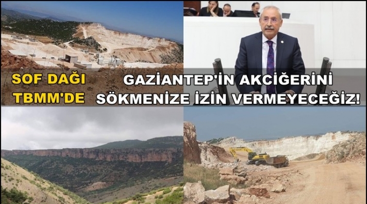 Kaplan, Sof Dağı&rsquo;nı TBMM g&uuml;ndemine taşıdı