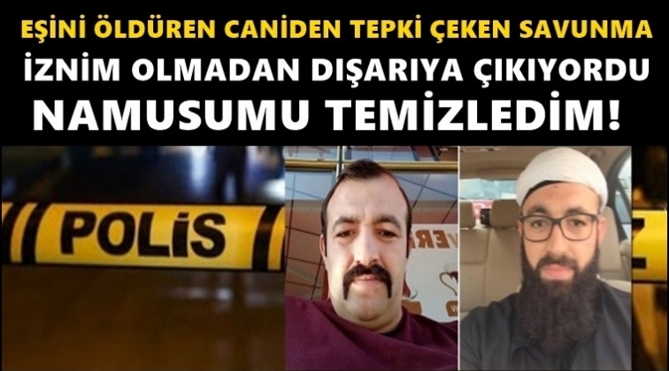 Karısını öldüren caniden şok ifade!