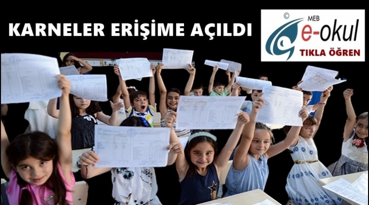 Karneler e-okul üzerinden erişime açıldı!