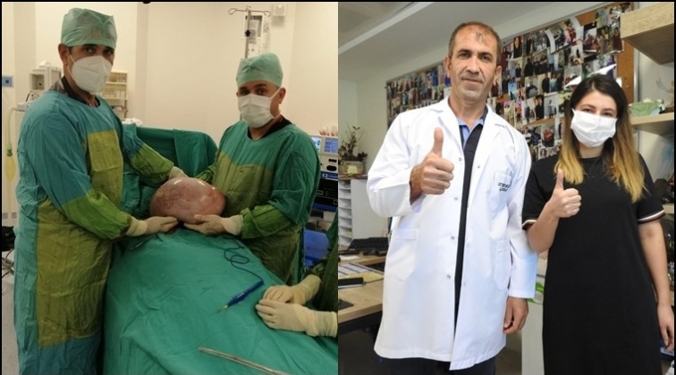 Karnından 7 kilogram kitle &ccedil;ıktı!