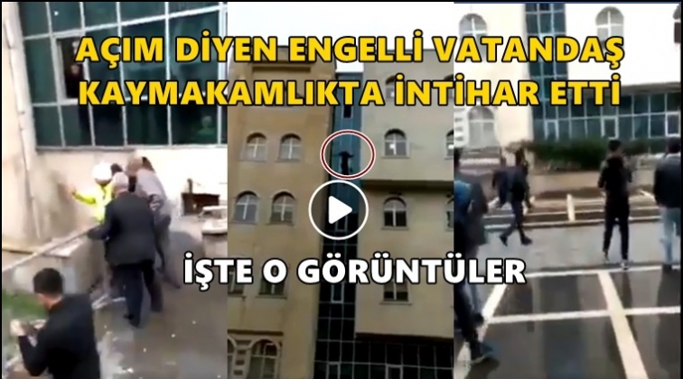 Kaymakamlık penceresinden kendini attı!