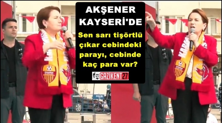 Kayseri’de Akşener izdihamı