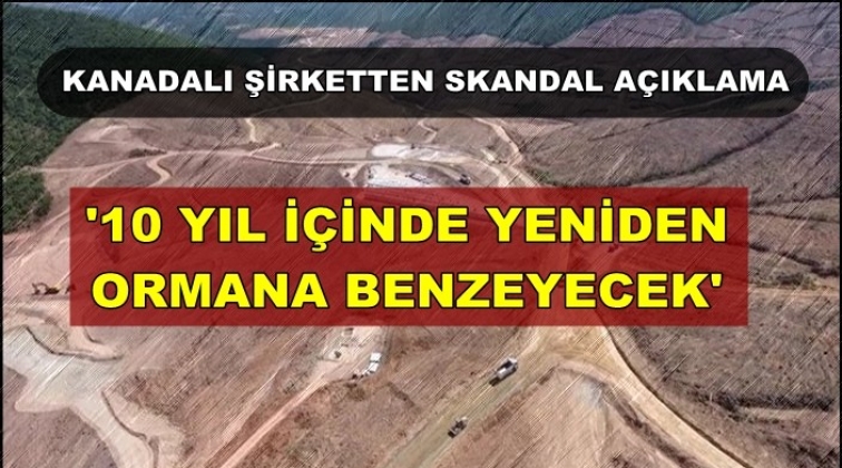 Kaz Dağları&rsquo;daki şirketten skandal a&ccedil;ıklama!