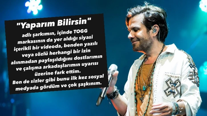 Kenan Doğulu'dan AKP'nin &quot;Yaparım Bilirsin&quot; paylaşımına tepki