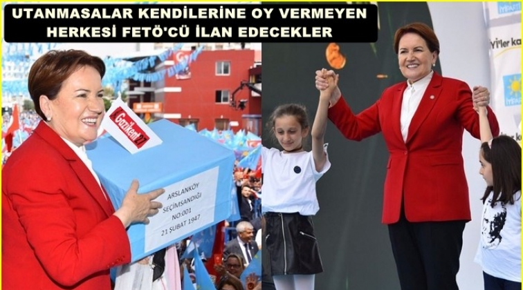 Akşener: Kendilerine oy vermeyen herkesi...