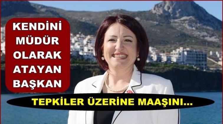 M&uuml;d&uuml;r başkandan &lsquo;maaş&rsquo; kararı...