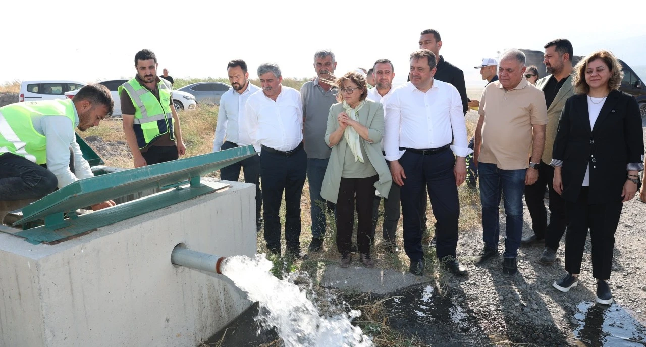 Kılavuzlu suyu Nurdağı ve İslahiye tarlalarında 