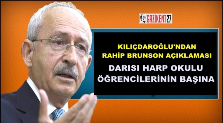 Kılı&ccedil;daroğlu: Darısı Harp Okulu &ouml;ğrencilerinin başına