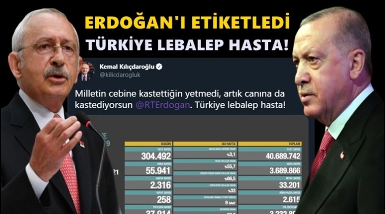 Kılıçdaroğlu Erdoğan'ı etiketleyip paylaştı!