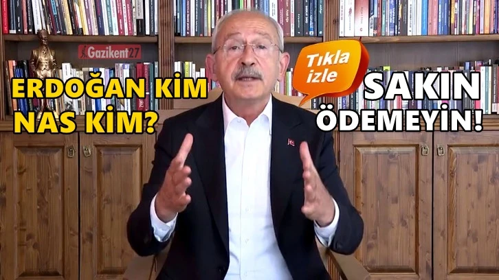 Kılıçdaroğlu: Fakirin borcunu tefeciye satanlarla hesaplaşacağız!