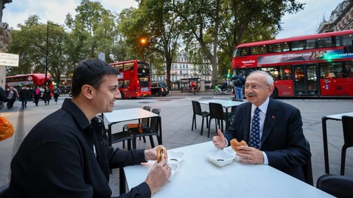 Kılıçdaroğlu: Hamburgerimizi yedik, saat 22.00'de görüşmek üzere...