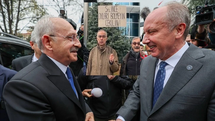 “Sn. İnce oyları bölmeyin çekilin” pankartı gündem oldu