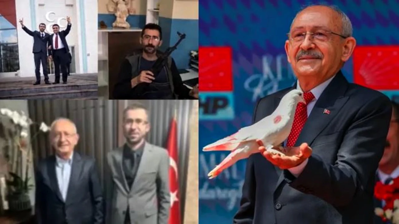 Kılı&ccedil;daroğlu&rsquo;na beyaz g&uuml;vercinleri getiren ismin kalaşnikofla fotoğrafları ortaya &ccedil;ıktı!