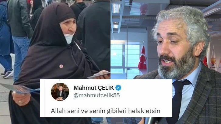 Kılıçdaroğlu’na oy isteyen kadına beddua etti!