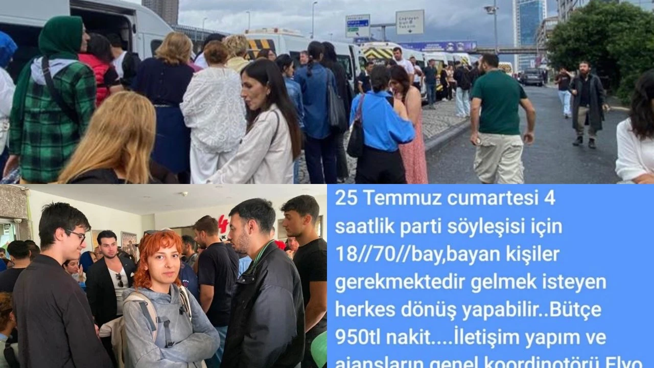 Kılı&ccedil;daroğlu&rsquo;nun rozet t&ouml;reninde y&uuml;zlerce fig&uuml;ran parayla taşındı