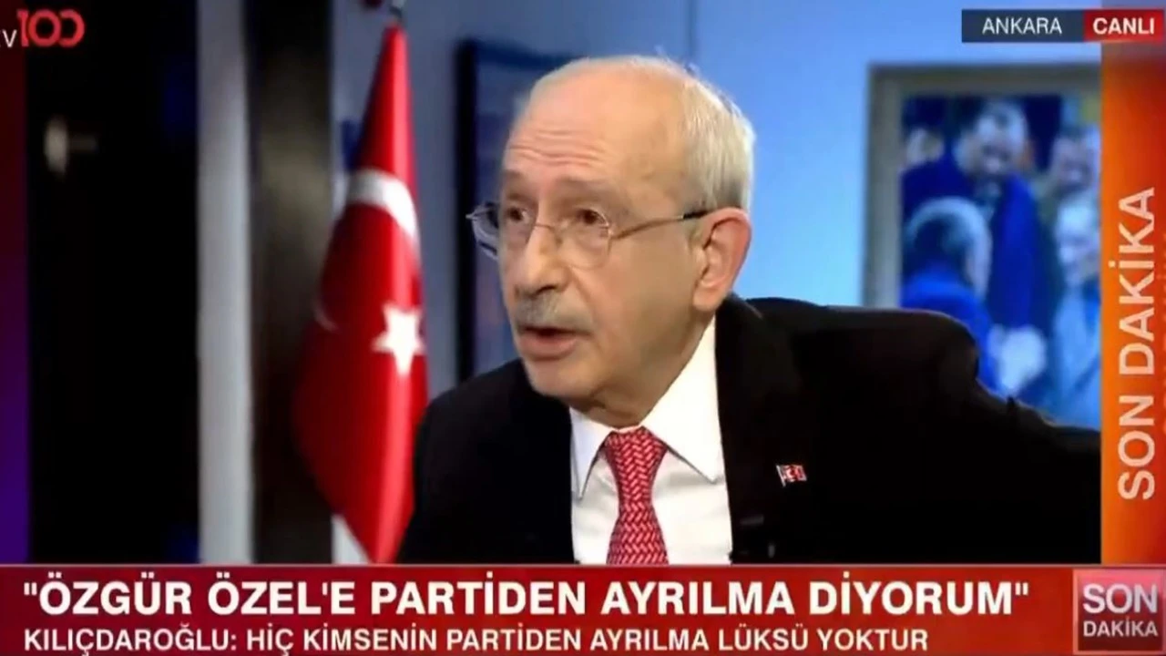 Kılı&ccedil;daroğlu: &Ouml;zg&uuml;r &Ouml;zel'in partiden ayrılmasına gerek yok...
